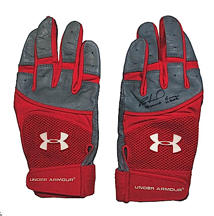 2006 Ryan Howard Philadelphia Phillies Game-Used & Autographed Batting Gloves (2) (Howard COA) (JSA) (MVP Season)