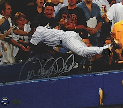 2003 Derek Jeter NY Yankees Game-Used Cleats & Autographed Photo (Yankee-Steiner LOAs)