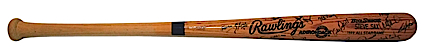 1989 Steve Sax All-Star Game Bat Autographed by the 1989 All-Star Team (JSA)