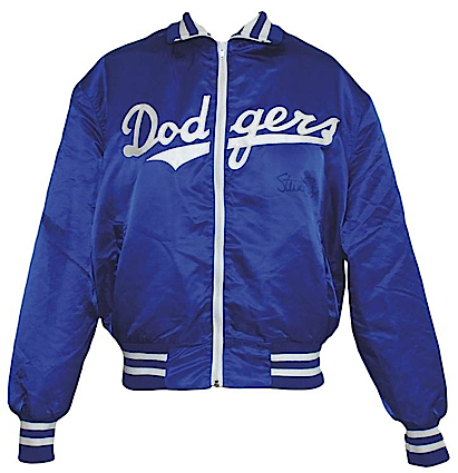 Circa 1989 Steve Sax Los Angeles Dodgers Worn & Autographed Cold Weather Jacket & Game-Used & Autographed Cleats (2) (JSA)