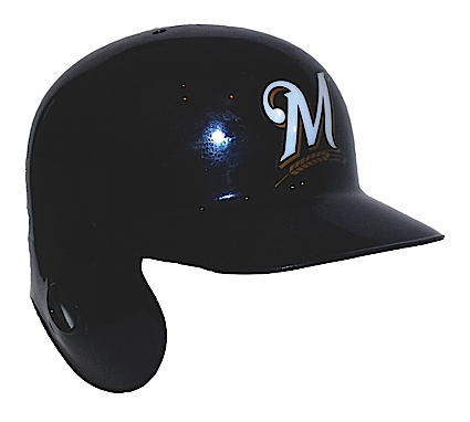 2007 Prince Fielder Milwaukee Brewers Game-Used Batting Helmet (MLB Hologram)