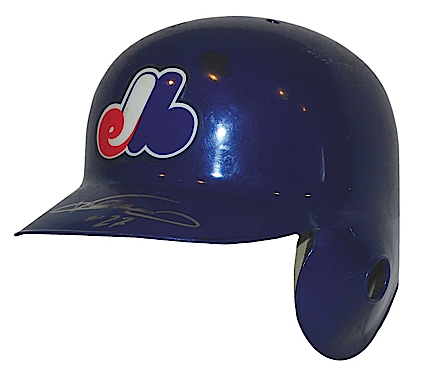 1996 Vladimir Guerrero Montreal Expos Game-Used & Autographed Helmet (JSA)