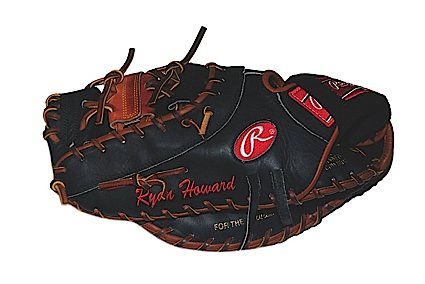 Circa 2007 Ryan Howard Philadelphia Phillies Game-Used Glove