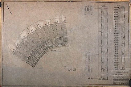Original Yankee Stadium Blueprint
