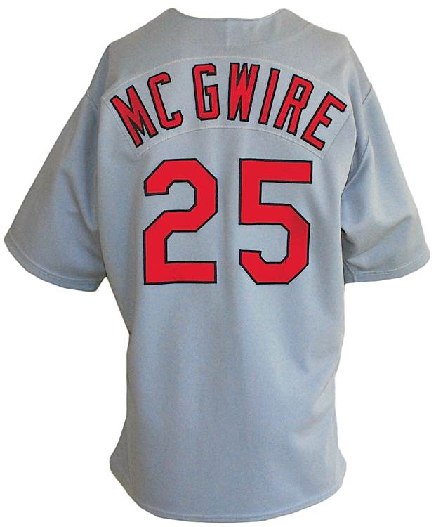 Lot Detail - 1998 Mark McGwire St. Louis Cardinals Game-Used Road