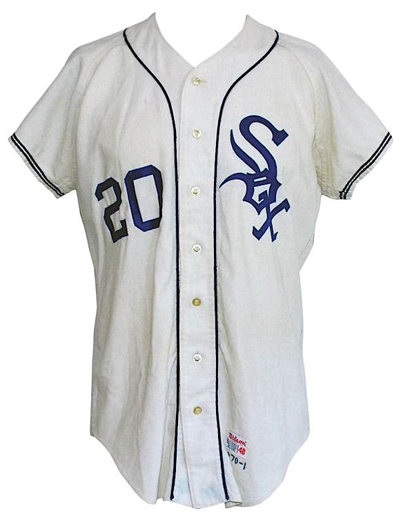 Lot Detail - 1970 Joel Horlen Chicago White Sox Game-Used Home Flannel  Jersey