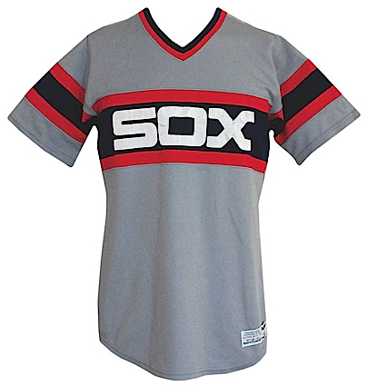 Lot of Chicago White Sox Game-Used Jerseys and Warm-Up Jersey (3)