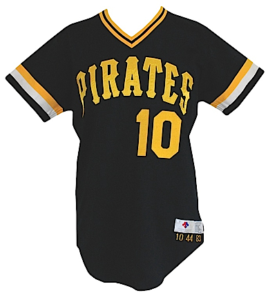 1983 Richie Hebner Pittsburgh Pirates Game-Used Road Jersey