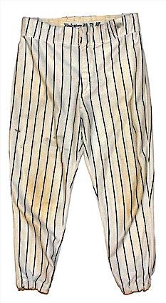 Lot of New York Yankees Game-Used Pants (3)