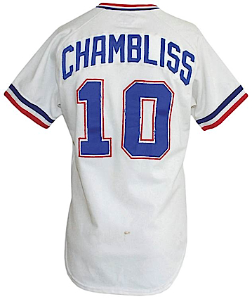1980 Chris Chambliss Atlanta Braves Game-Used Home Jersey