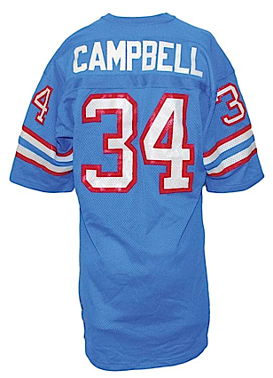 1980s Earl Campbell Houston Oilers Game-Used Complete Home Uniform
