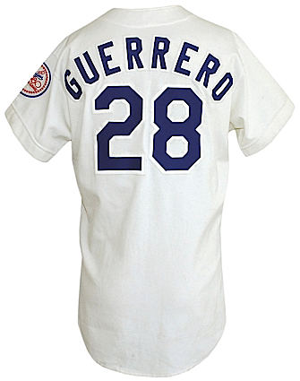 1980 Pedro Guerrero LA Dodgers Game-Used Home Jersey
