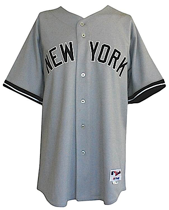 2005 Tino Martinez New York Yankees Game-Used Road Jersey (Yankees-Steiner LOA) (MEARS A10)