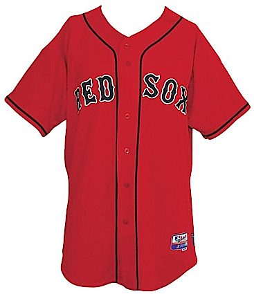 2008 J.D. Drew Boston Red Sox Game-Used Red Alternate Jersey (MLB Hologram) (Steiner LOA)