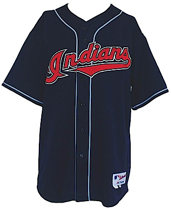2005 Travis Hafner Cleveland Indians Game-Used Alternate Jersey (Indians Charities LOA)