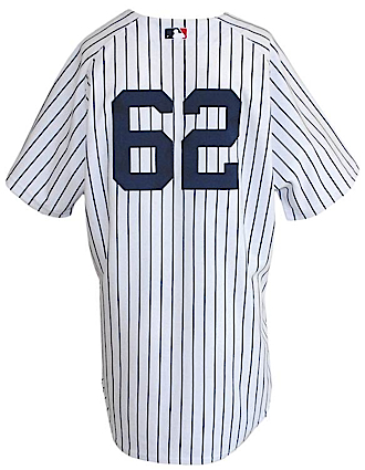 2008 Joba Chamberlain New York Yankees Game-Used Home Pinstripe Spring Training Jersey (MLB Hologram) (Yankees-Steiner LOA)