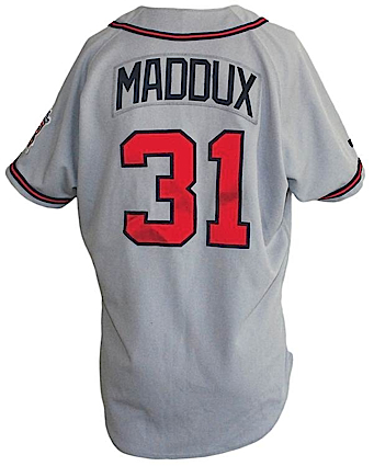 1999 Greg Maddux Atlanta Braves Game-Used Road Jersey