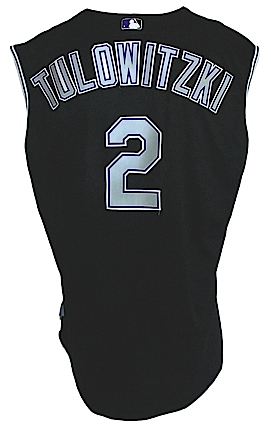 2007 Troy Tulowitzki Rookie Colorado Rockies Game-Used Alternate Jersey