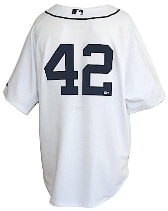 4/15/2008 Gary Sheffield Detroit Tigers Game-Used Jackie Robinson Day Home Jersey (MLB Hologram)