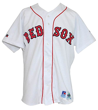 1999 Pedro Martinez Boston Red Sox Game-Used Home Jersey