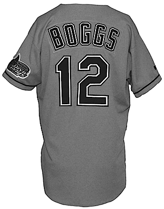 1999 Wade Boggs Tampa Bay Devil Rays Game-Used Home Jersey