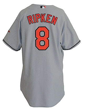 2001 Cal Ripken, Jr. Baltimore Orioles Game-Used Road Jersey (Final Season)