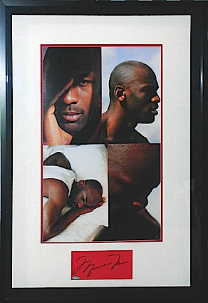 Framed Michael Jordan Autographed Limited Edition Photo (JSA) (UDA)
