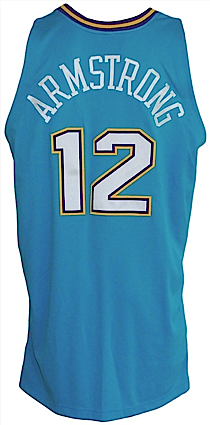 2006-2007 Hilton Armstrong Rookie New Orleans/OKC Hornets Game-Used Road Jersey