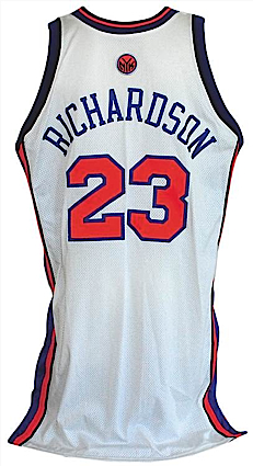 2005-2006 Quentin Richardson New York Knicks Game-Used Home Jersey