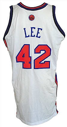 2006-2007 David Lee New York Knicks Game-Used Home Jersey