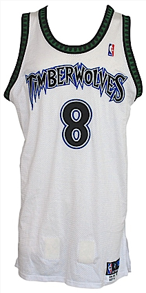 2004-2005 Latrell Sprewell Minnesota Timberwolves Game-Used Home Uniform (2)