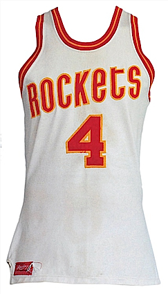 Circa 1972 Paul McCracken Houston Rockets Game-Used Home Jersey