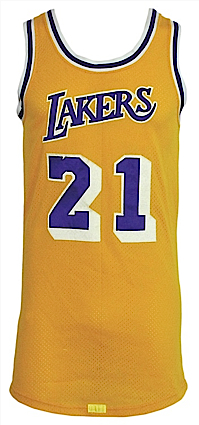 Circa 1984 Michael Cooper Los Angeles Lakers Game-Used Home Jersey