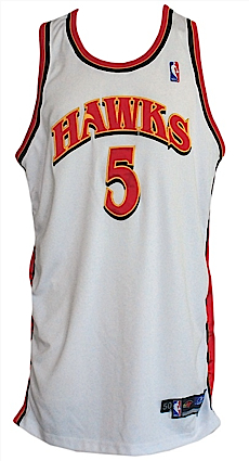 2004-2005 Josh Smith Rookie Atlanta Hawks Game-Used Home Jersey
