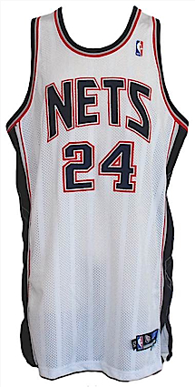 2003-2004 Richard Jefferson New Jersey Nets Game-Used Home Jersey