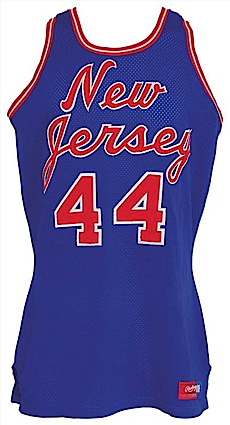 1982-1983 Len Elmore New Jersey Nets Game-Used Road Uniform (2)