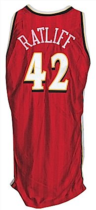 2001-02/03 Theo Ratliff Atlanta Hawks Game-Used Road Jersey