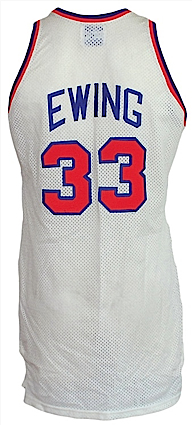 1987-1988 Patrick Ewing New York Knicks Game-Used Home Jersey