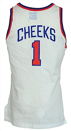 1990-1991 Maurice Cheeks New York Knicks Game-Used Home Jersey