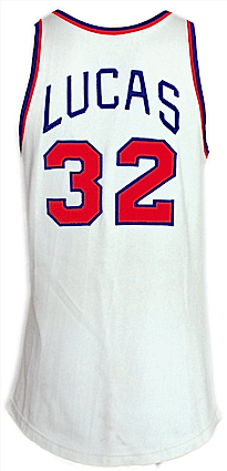 1972-1973 Jerry Lucas New York Knicks Game-Used Home Jersey