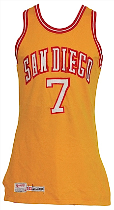 1973-1974 Stew Johnson San Diego Conquistadors Game-Used Home Jersey