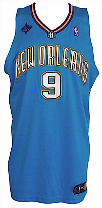 2007-2008 Morris Peterson New Orleans Hornets Game-Used Road Jersey