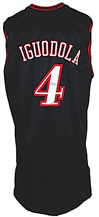 2004-2005 Andre Iguodala Rookie Philadelphia 76ers Game-Used Road Jersey
