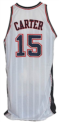 2005-2006 Vince Carter New Jersey Nets Game-Used Home Jersey
