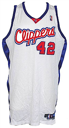 2004-2005 Elton Brand Los Angeles Clippers Game-Used Home Jersey
