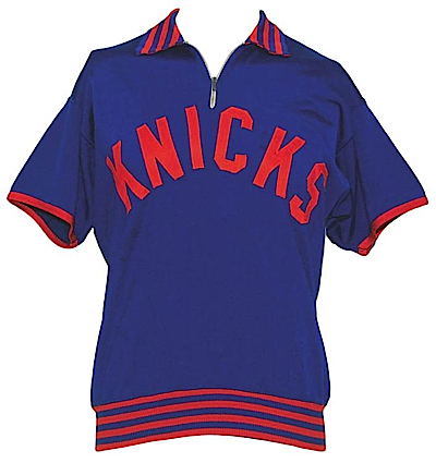 Circa 1965 Jim “Bad News” Barnes New York Knicks Worn Shooting Shirt