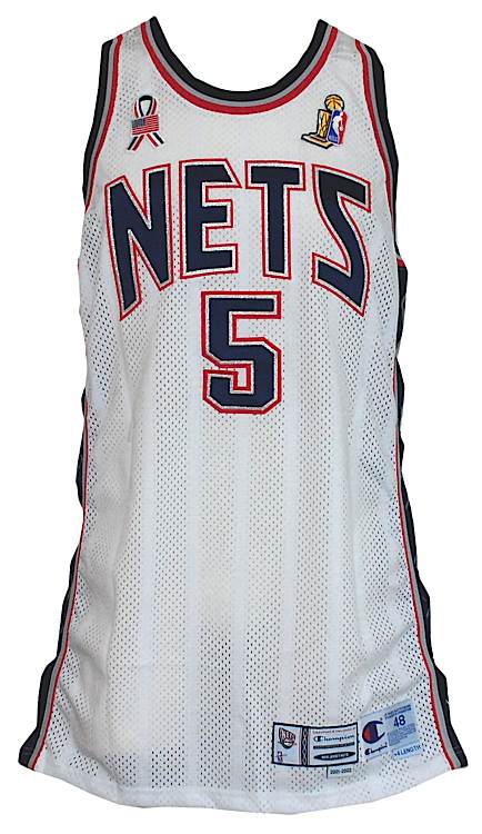 Lot Detail - 2002 Jason Kidd New Jersey Nets NBA Finals Game-Used