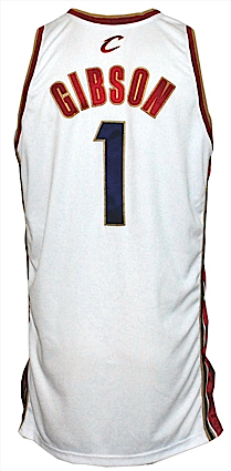 2006-2007 Daniel “Boobie” Gibson Rookie Cleveland Cavaliers Game-Used Home Jersey