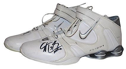 Shawn Marrion Phoenix Suns Game-Used & Autographed Sneakers (JSA)
