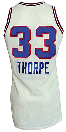 1987-1988 Otis Thorpe Sacramento Kings Game-Used Home Jersey